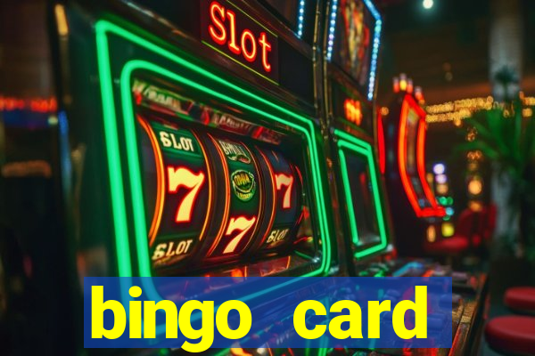 bingo card generator with pictures